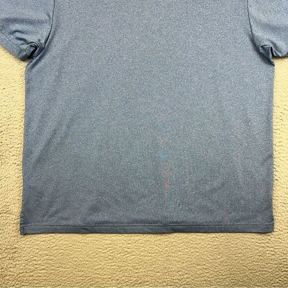 William Murray Polo Shirt Mens XXL Blue Golf Stretch Performance Contrast Plaid - Picture 8 of 16